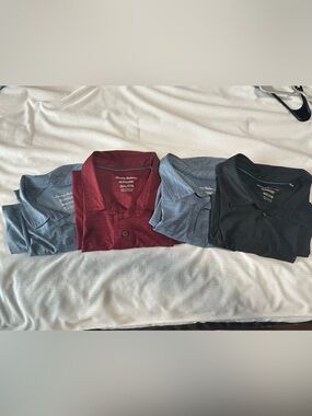 Tommy Bahama Men's Polo Shirts - Burgundy, Light Blue, Gray, Black